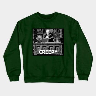 Uncle Creepy B&W Crewneck Sweatshirt